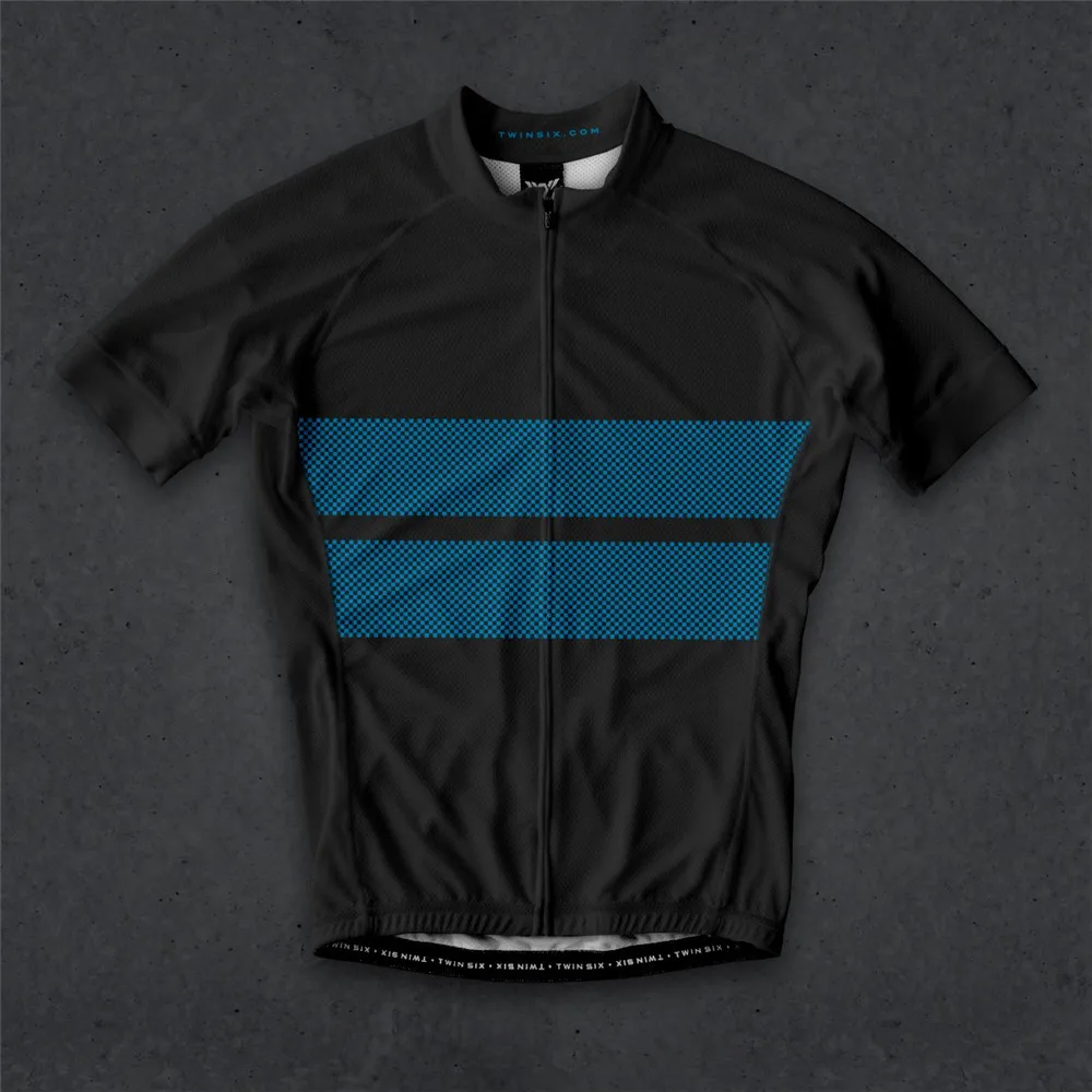 thumbnail image 1 of Sudadera con estampado de primavera TwinSix, maillot de ciclismo de verano para mujer, maillot de juego estándar del equipo profesional de ciclismo, camiseta transpirable 100 % poliéster, 1 of 4