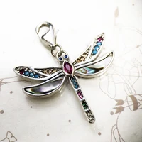 Bracelet à breloques libellule, cadeau européen en argent Sterling 925 pour femmes, tout nouveau bijoux d'été en chaîne à maillons bohème 6