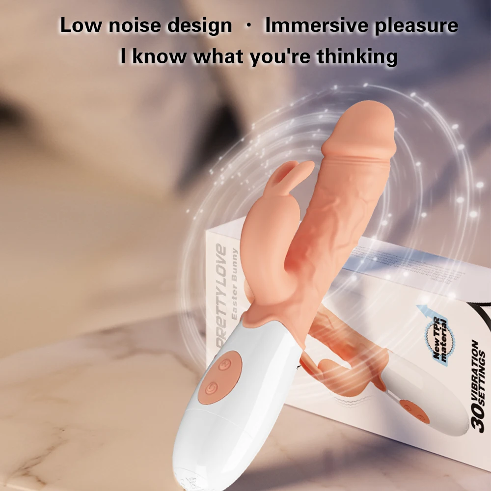 Realistic Dildo Vibrator With 30 Speed Settings For Women_voghion.com