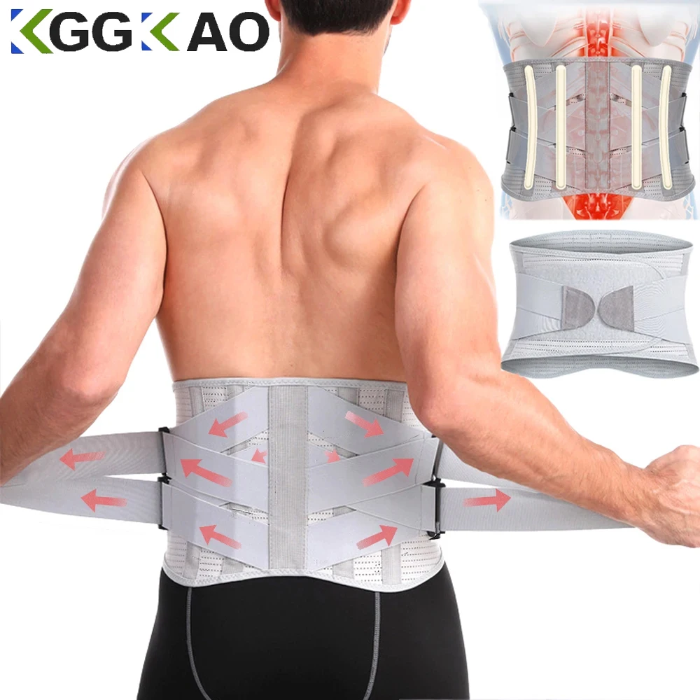 Lumbar Support Belt Adjustable Lumbar Brace Scoliosis Fitness Weight Lifting Squatting Hard Pulling Belt Abdominal Muscle