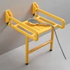 Folding Shower Bathroom Stool Quality Balance Wall Mounted Shower Chair Metal Small Metal Tamburete Ducha Bathroom Furniture 4