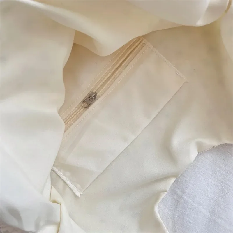 Borsa per la spesa tote femminile Borsa ecologica Borsa per la spesa riutilizzabile Borsa per libri Borsa a tracolla per libri da donna coreana dolce cartone animato - immagine 5