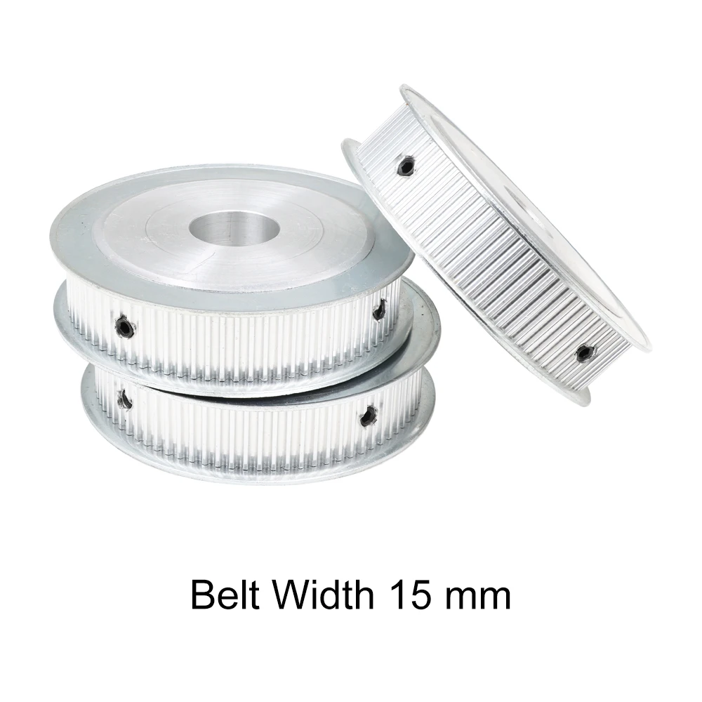 af forma polia cronometrando furo interno material de aluminio polia roda largura correia dentada 04