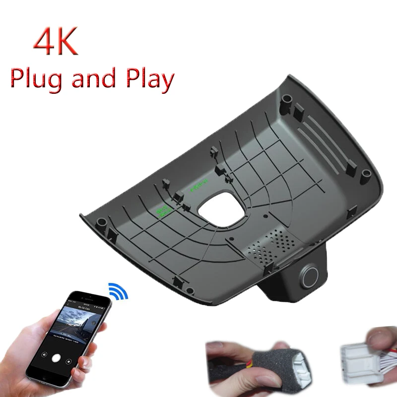 

4K Plug And Play For BYD Song Plus EV SEAL U 2019 2020 2021 2022 2023 Car Video Recorder Wifi DVR Dash Cam Camera FHD 2160P