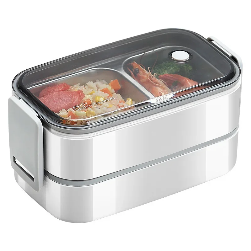 1pc 304 Stainless Steel Lunch Box With 5 Dividers And Microwaveable  Function, Portable And Thermal Insulated, Suitable For Students And Office  Workers (3 Colors Random Delivery)