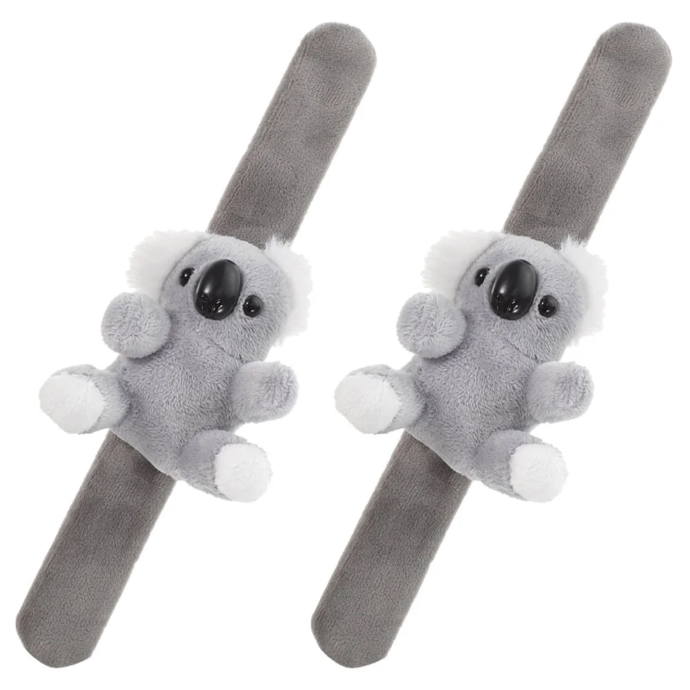 

Animal Slap Bracelet Jungle Themed Stuffed Koala Snap Plush Toys Gift Party Favors Boys Girls