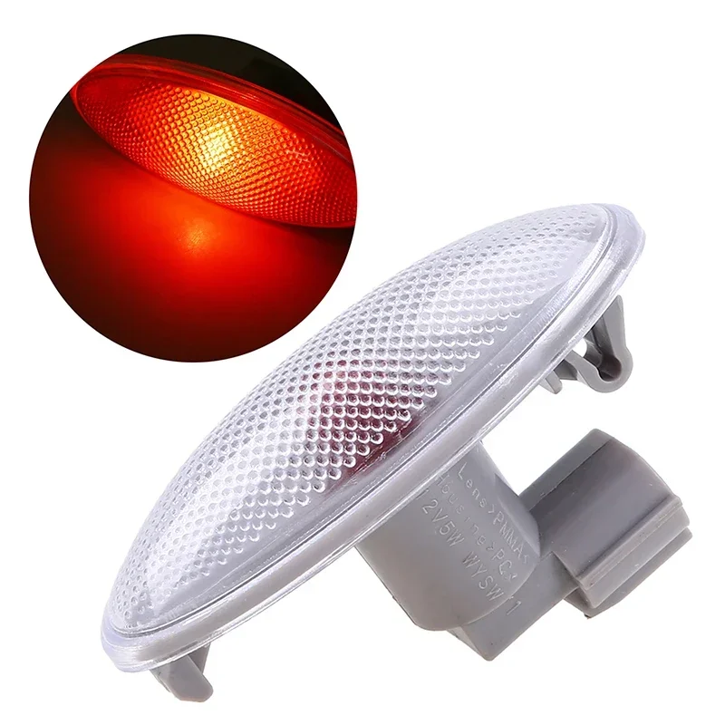 POSSBAY Car Side Turn Signal Lamp Fender Light for Toyota Yaris 2006-2011 RAV4 2006-2009 ABS Amber Fender Side Marker Lights 2