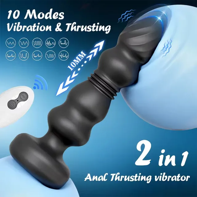 Drahtlose Fernbedienung Auswirkungen Vibration Anal Plug Perlen Sex Spielzeug Für Männer Und Frauen Spielzeug Für Anal Expansion Training Spielzeug Für Erwachsene 1