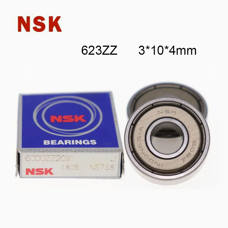 

NSK Japan 623ZZ Bearing ABEC-7 5/10PCS 3x10x4 mm High Speed Miniature 623-2Z Ball Bearings 623 ZZ EMQ Z3V3 Quality