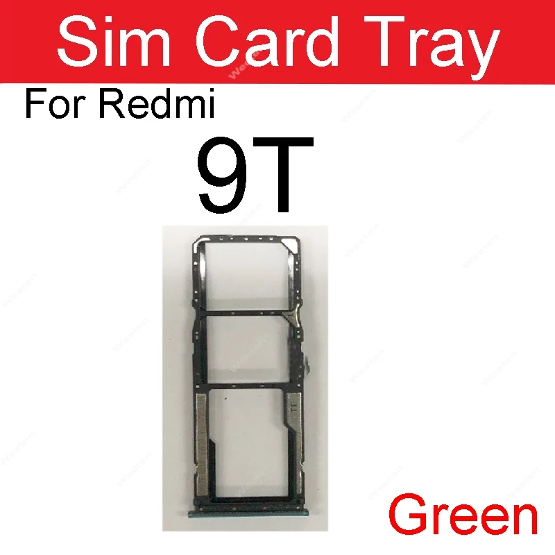 Tiroir Carte SIM Pour Xiaomi Mi 9T - Plateau SIM Remplacement, Noir, Référence 05111901002