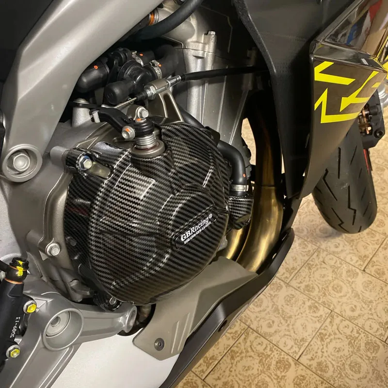 GBRacing V2 오토바이 엔진 보호 커버 (APRILIA RS660 Tuono660 2021-2024 Tuareg660 2022-2024용) 보조 엔진 커버