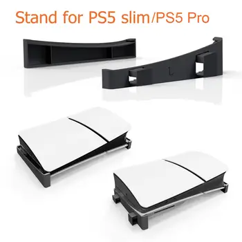 Supporto per console Supporto di archiviazione orizzontale per PS5 Pro PS5 Supporto base sottile per Playstation Disc Edizioni digitali per accessori PS5