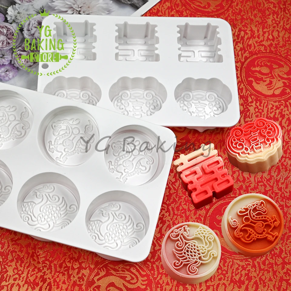Love Mousse - Stampo In Silicone 3D Per Cioccolatini E Dolci, 6 Cavità, Antiaderente, Per Mousse, Biscotti, Pane, Adatto A Forno E Freezer, Senza BPA