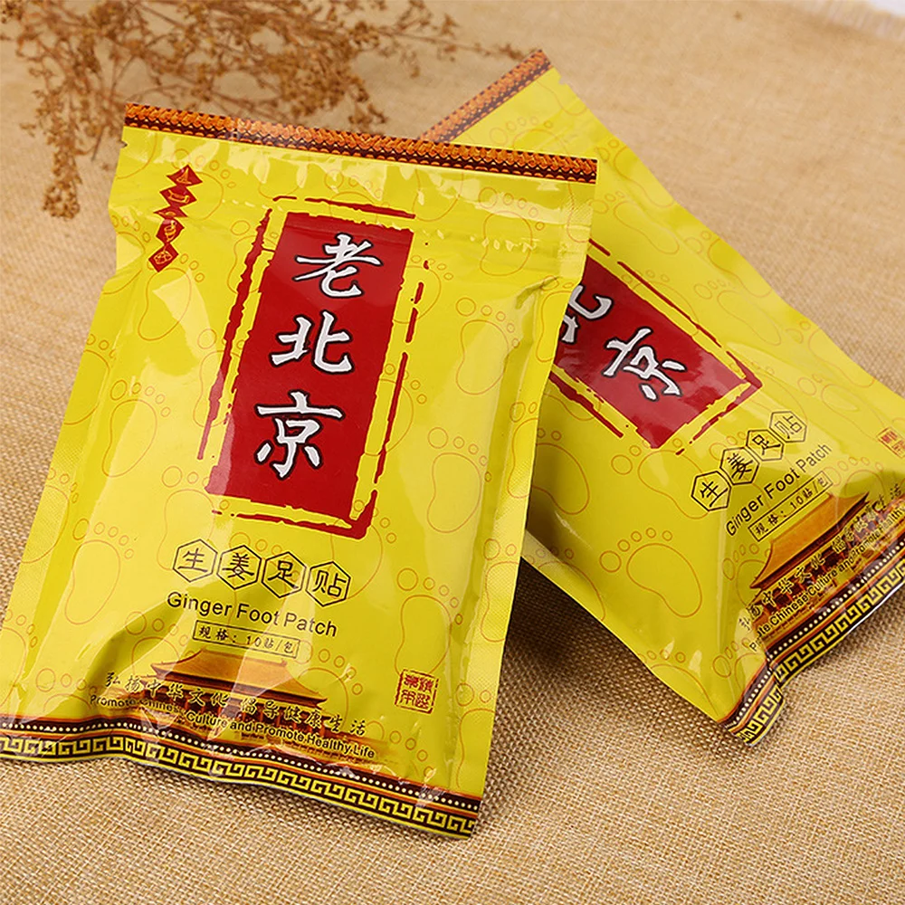 10PCS Detox Foot Patches Stress Relief Feet Deep Sleep Herbal Detox Sticker Conditioning Body Relieve Stress Foot Care Tool