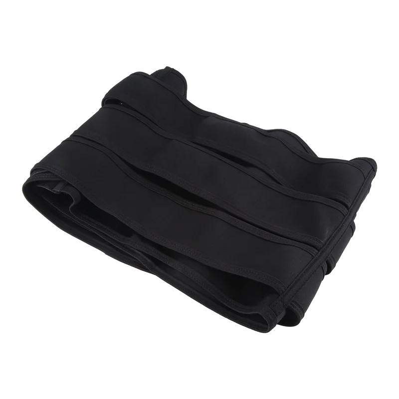 RTSHE-Hot Sweat Waist Slimming Fine-Tuning Zipper Belt Body Shaping Machine Weight Loss Exercise Belt Large Size