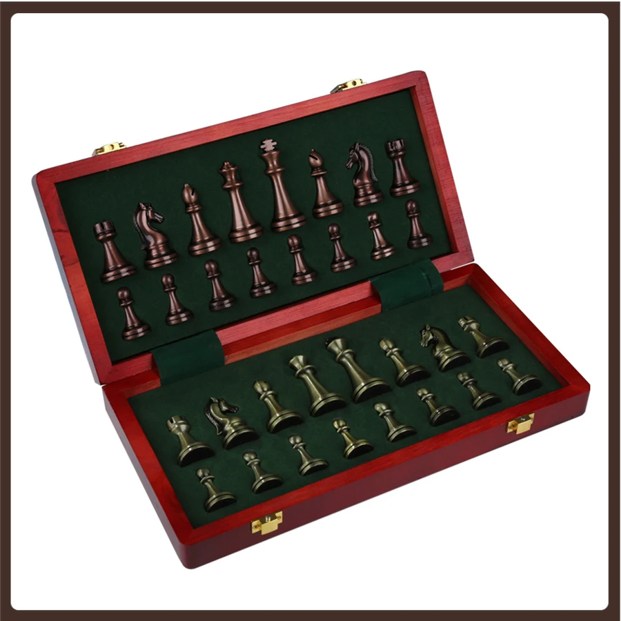 

High Quality Portable Chess Professional Original Tournament Chess Pieces Wood Set Luxury Big Xadrez Tabuleiro Entertainment