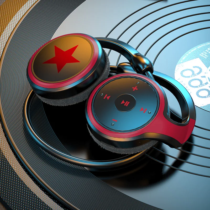 Fones de Ouvido sem Fio Compatível com Bluetooth 5.0 Hifi Fone de Ouvido Esportivo Fone Impermeável Suporte para Cartão tf Rádio fm Mp3 Player A23
