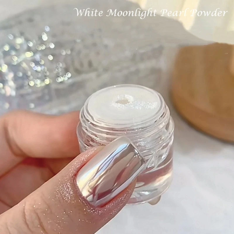 Mirror Chrome Nail Powder Silver