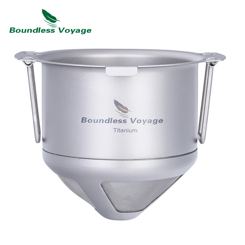 Titanium Coffee Filter Boundless Voyage Reusable for Pour Over and Drip Coffee Maker Ti6002P titanium coffee filter