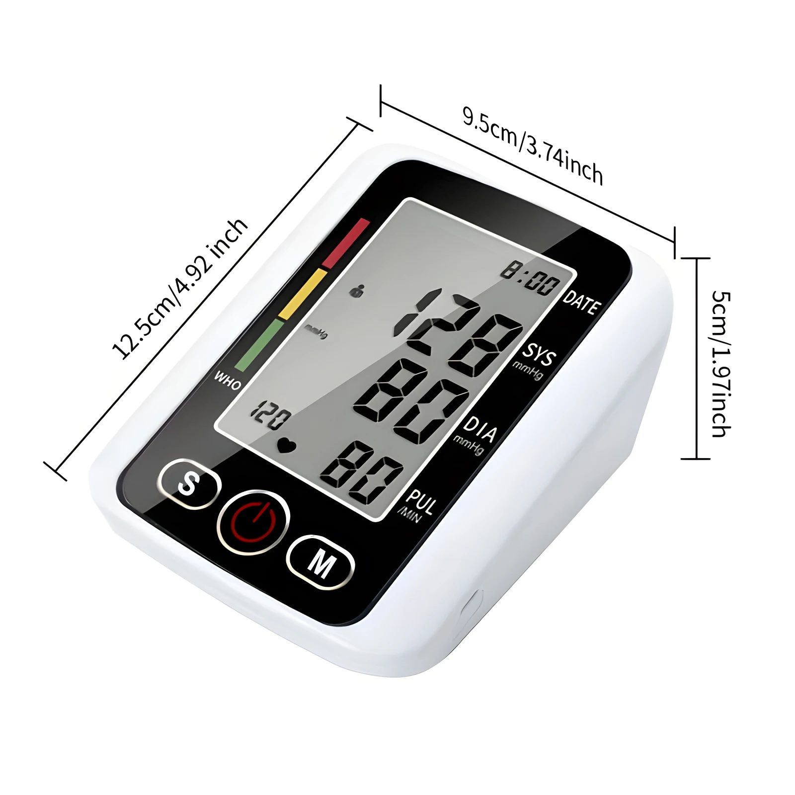 Blood Pressure Monitor BP Medical Sphygmomanometer Pulse Blood Pressure Monitor