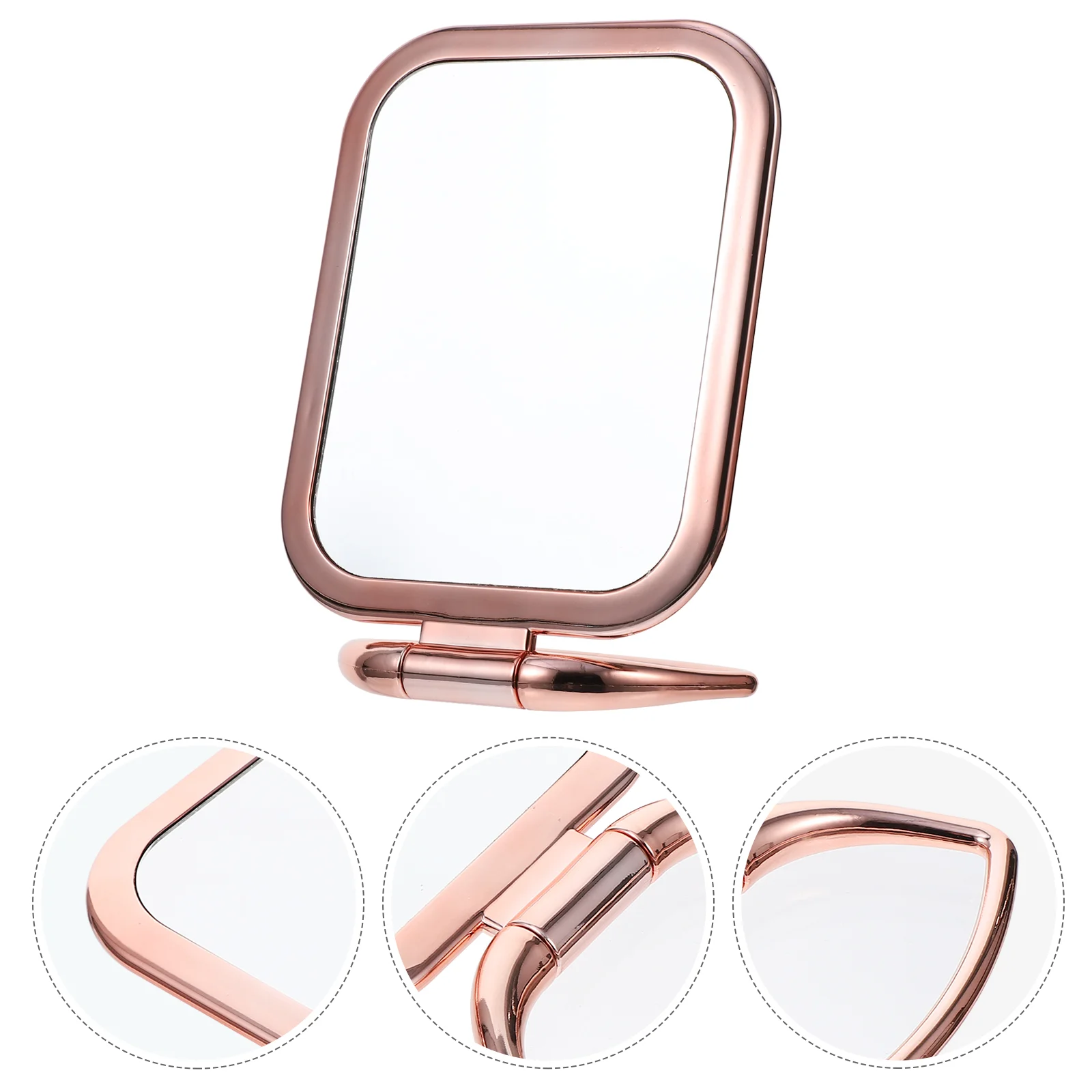 

Dresser Double Sided Makeup Mirror Home Travel Folding LED Magnifying Tabletop Miss