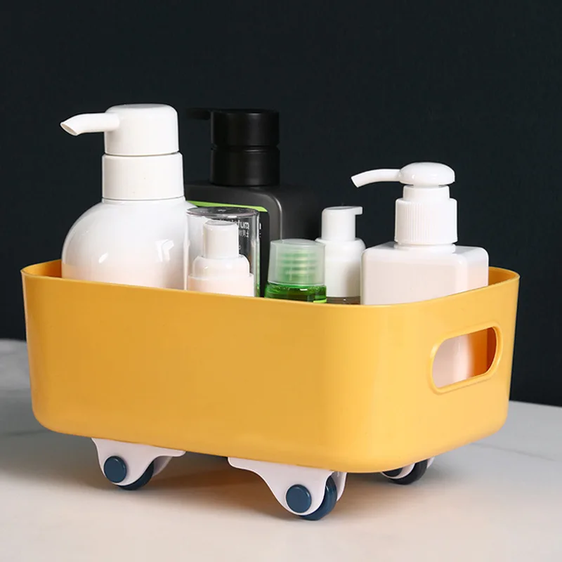 Storage Box Roller Wheels For Furniture Household Directional Pulley Self-adhesive Wearable Storage Box Bottom Caster