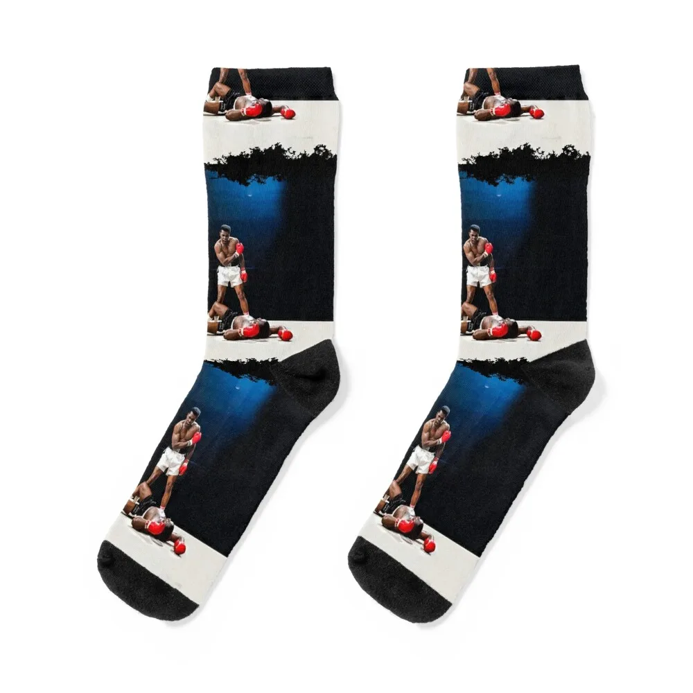 Muhammad Ali 8K Socks gift Heating sock non-slip soccer stockings non-slip soccer stockings Ladies Socks Men's
