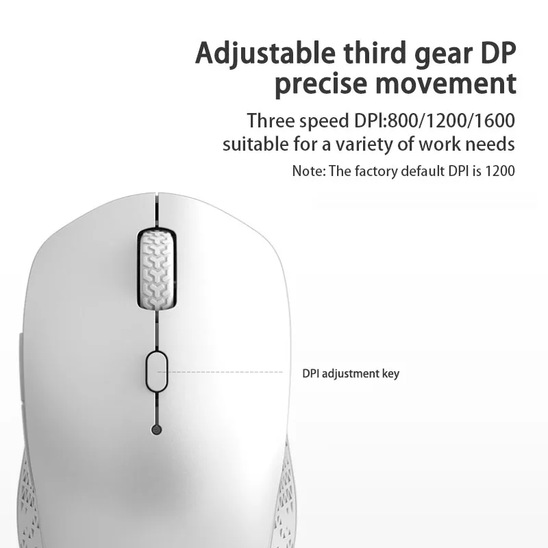 Lenovo Howard bluetooth Wireless Dual-mode Mouse Easy to Carry Office Mouse Silent Long Endurance Lightweight Design
