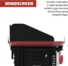 Chef Pro 16 Cooking System - Three-Burner Camp Stove - Includes Windscreen & Matchless Ignition - Portable Camping Cooking 6