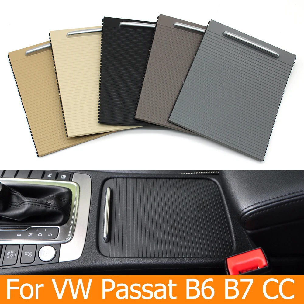 Car Center Console Drink Water Cup Holder Roller Shutter Panel Sostituzione Della Copertura Antipolvere Per Vw Passat B6 B7 Cc 3Cd8575039B9