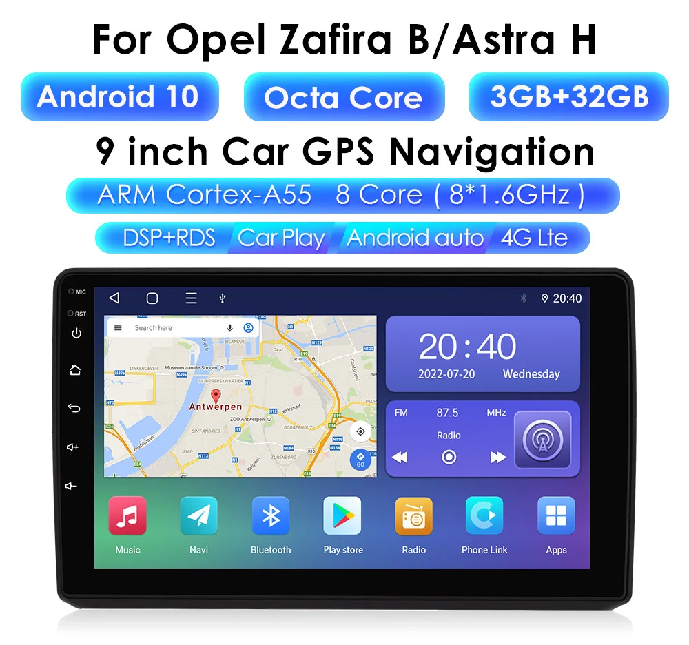 

9-Inch Cross-Border Supply B 05-14 Android Smart Car on Board Navigation