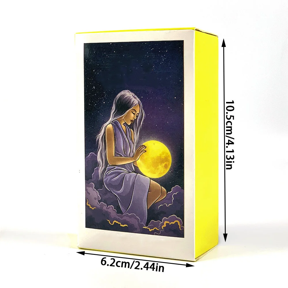 새로운 타로 카드 러시아어 버전 카드 게임 운세 점술 보드 게임 가이드북 포함, 가족 모임 게임, 캠핑 게임