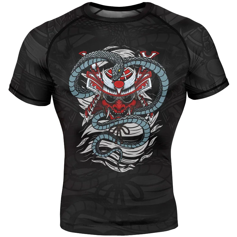 Sports Apparel Mens T Shirt Mma Clothing Boxing Compression Shirt