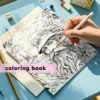 Lost Seas Coloring Book 24 Page Adult Picture Books Gift Birthday Party Relieve Stress Kill Time Graffiti Painting Drawing Art 6