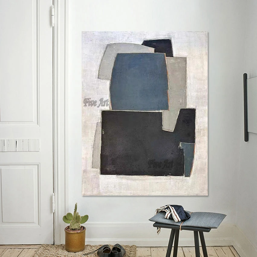 

Wholesale Cheap Abstract Art Handmade Modern Paintings Acrylic Decorative Unframed Canvas Oil Painting Wall Hangings Picture