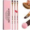 3Pcs Acrylic Nail Brush Set #8/10/14 Professional Acrylic Powder Extension Nail Brushes Nail Art 3D Carving Manicure Salon Tools 1