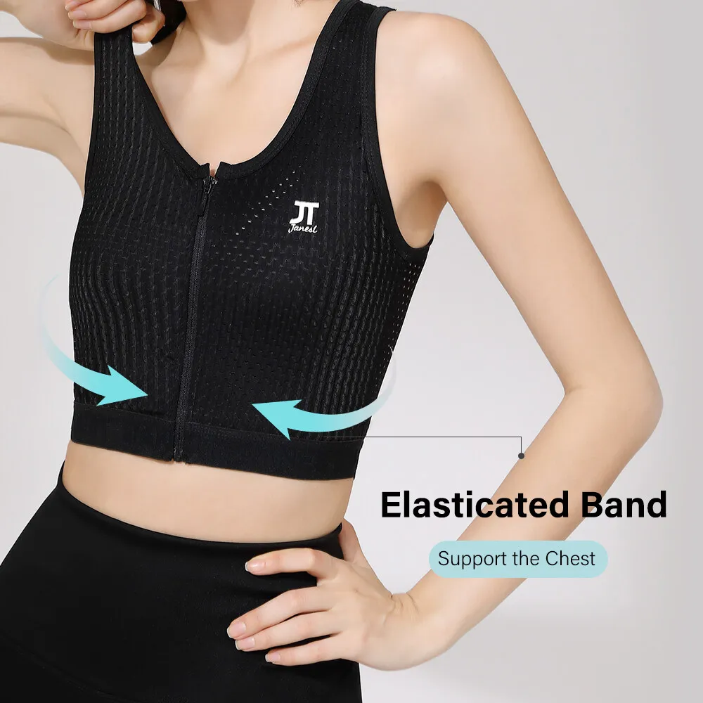 Chest Breast Binder Luxury Design Front Bandage Breathable Tomboy Binder  FTM Vest Plus Size Available Sports Bra
