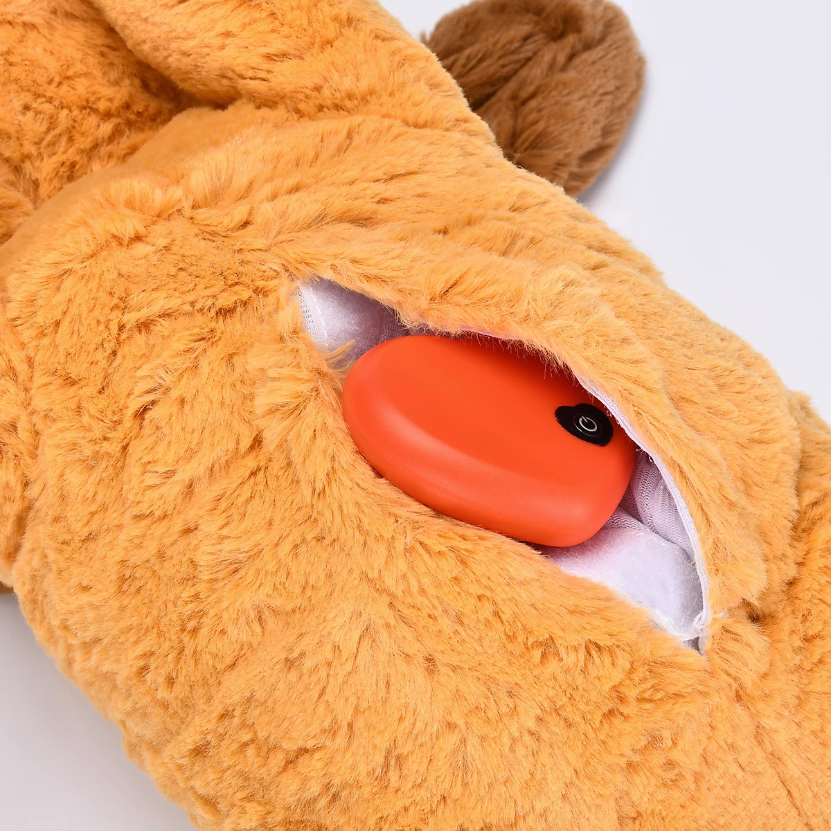 Jouet Chiot Battant Cœur - Peluche Réconfortante Pour Chien - Anti-anxiété Et Dentition