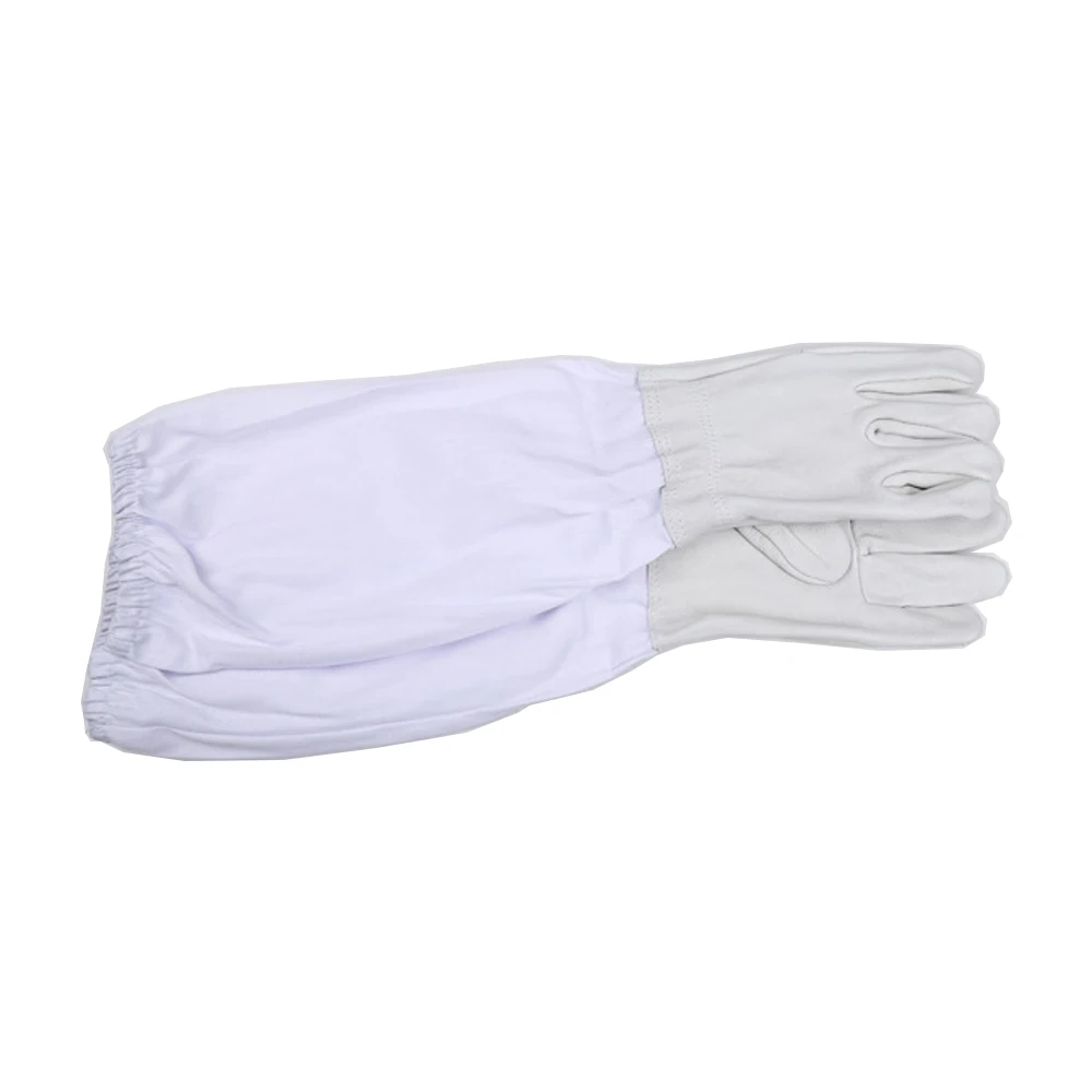 Beekeeping Protective Gloves Long Sleeves Breathable Sheepskin Protective Clothing Anti Bee Stinging Beekeepers Hand Defend Tool