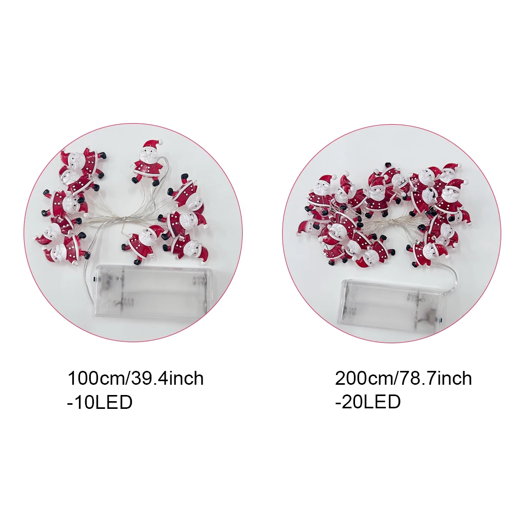 Santa Claus Snowman LED 6