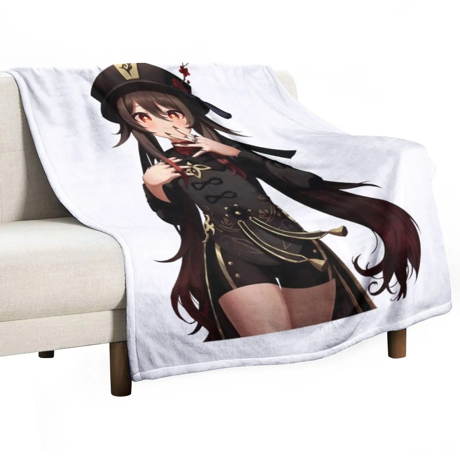 

Hu tao genshin impact Throw Blanket Beach Blanket Quilt Blanket Blankets For Sofas