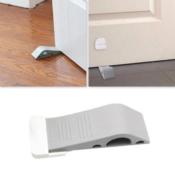 아치 브릿지 타입 문짝 스톱 고무 웨지 문짝 스톱, 편리한 마우스 디자인, 스토퍼 거치대 가드, 아기 안전 보호대 호, 1 개, 3 개 상품 이미지