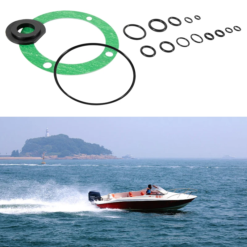 

Boat Parts HS5161 Hydraulic Helm Seal Kit for Capilano for 1250V 1275V Teleflex Marine -16 Pcs/Set