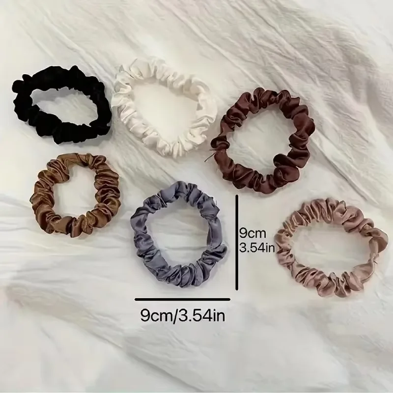 Luxurious Satin Hair Scrunchies — Ultra-Soft and Stylish Hair Accessories