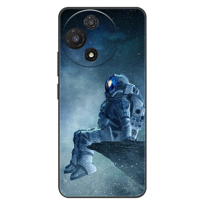 Luxury Silicone Space Soft Bumper Phone Case - Fashionable TPU Shell Cover