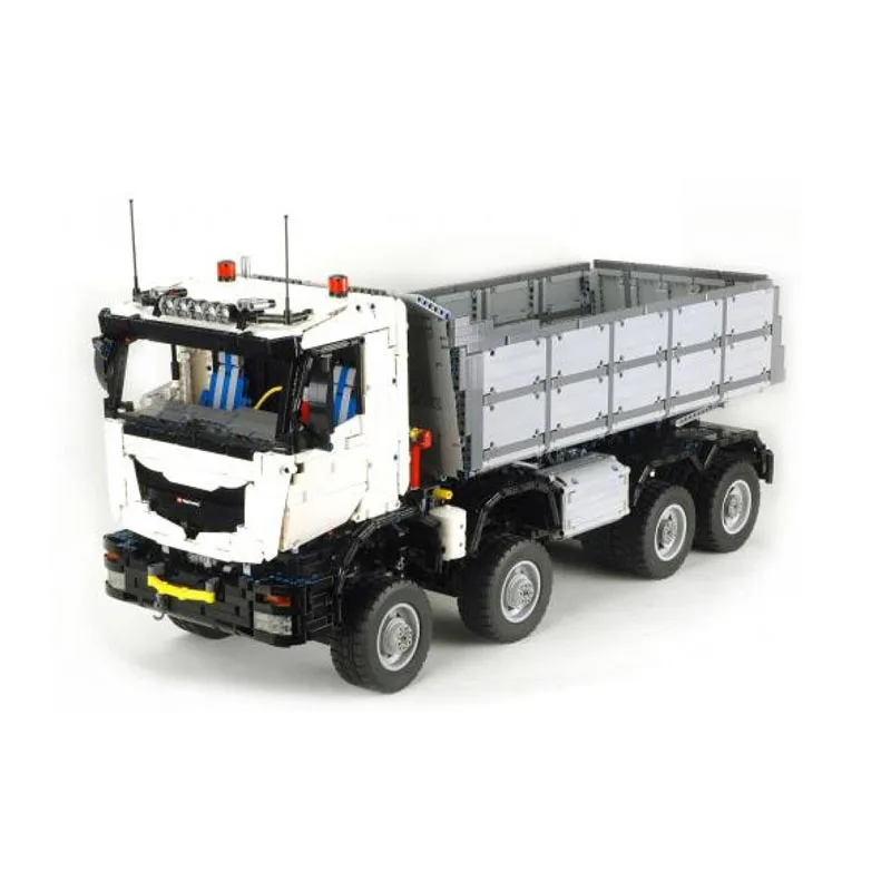 

RC Electric Dump Truck 8x8 Big Trucksplicing Assembly Building Block Model5572parts Building Blocks Kids Birthdaycustom Toy Gift