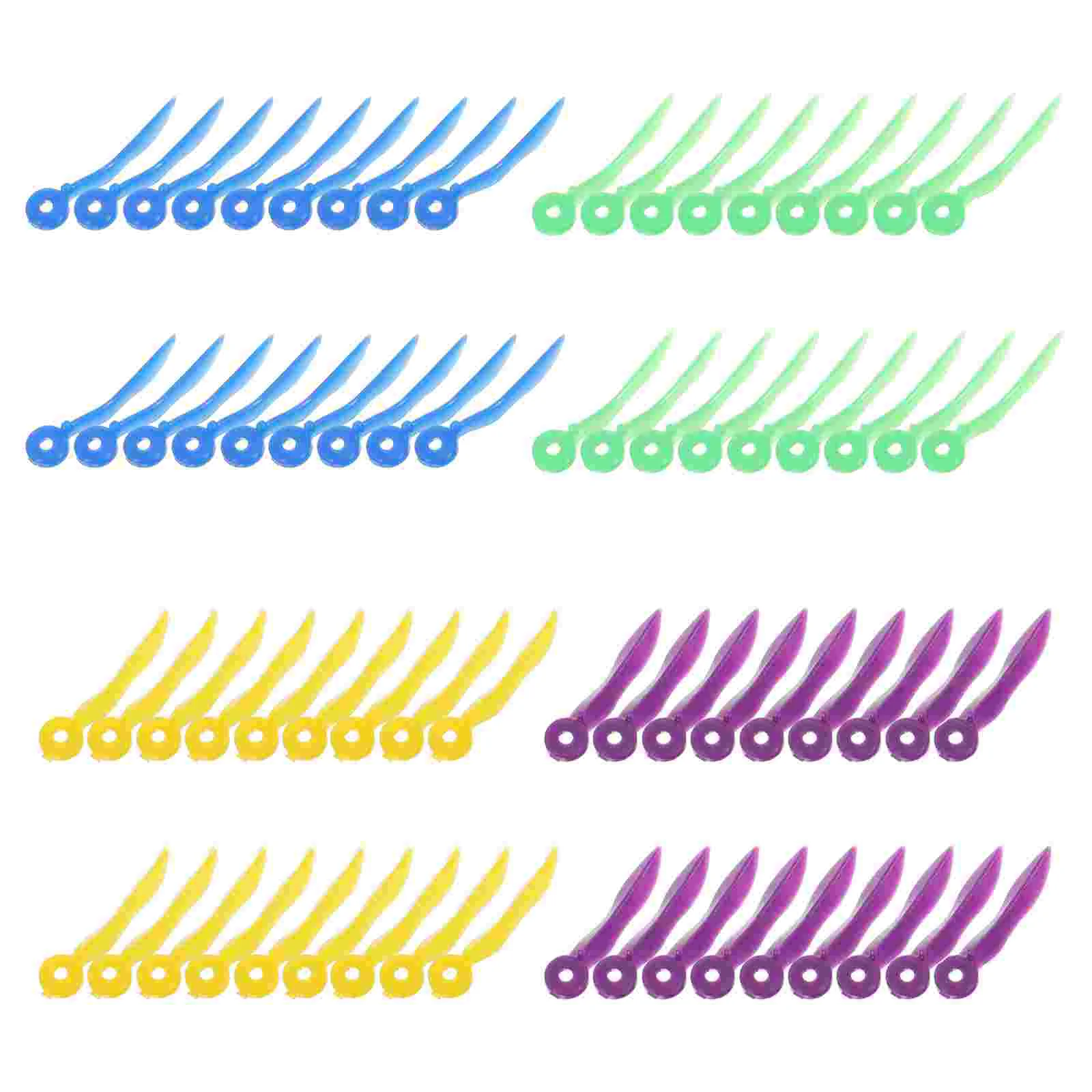 

200 Pcs Dental Space Wedge Safe Wedges Teeth Treatment Tools Professional Supplies Plastic with Holes Small for Hospital
