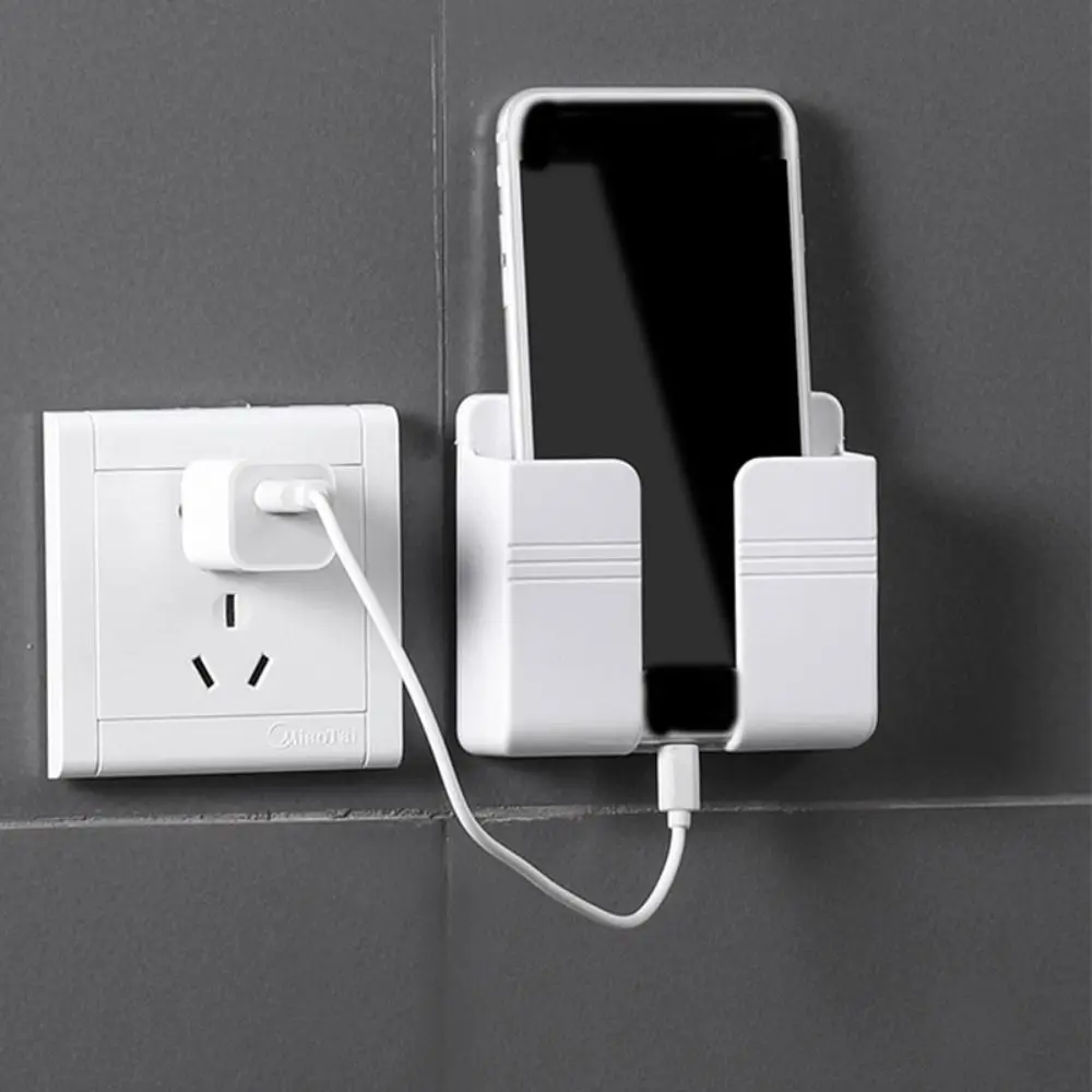 

Многофункциональная настенная коробка для хранения без отверстий, органайзер для телевизора с дистанционным управлением, настенный держатель для розетки