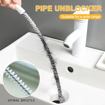 Flexible Pipe Dredging Brush 65/45cm Drain Cleaner Tool