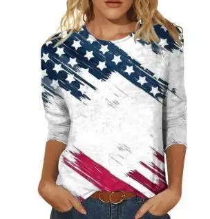 camiseta-de-manga-3-4-con-estampado-de-bandera-americana-digital-3d-jersey-con-cuello-en-v-europeo-y-americano-novedad-de-primavera